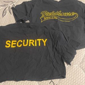Kids Security T-Shirt - Black